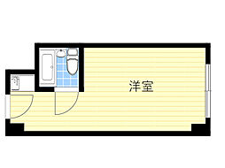 ステュディオ新大阪 ワンルームの間取図画像