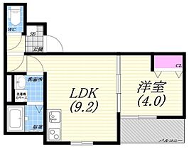 大阪府大阪市淀川区西三国４丁目（賃貸アパート1LDK・3階・30.90㎡） その2