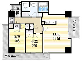 ザ・グランドビューオオサカ  ｜ 大阪府大阪市淀川区十三東１丁目20番3号（賃貸マンション2LDK・13階・83.75㎡） その2