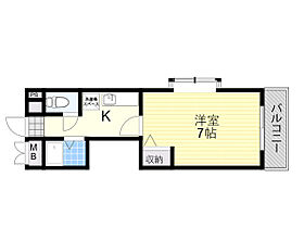 サンハイム蛍池 第2  ｜ 大阪府豊中市螢池北町１丁目（賃貸マンション1K・3階・24.00㎡） その2