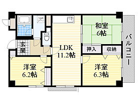 千里パノラマハイツ2  ｜ 大阪府吹田市佐井寺南が丘2番23号（賃貸マンション3LDK・3階・67.64㎡） その2