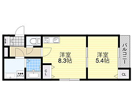 ディアコート曽根  ｜ 大阪府豊中市利倉東１丁目（賃貸アパート1LDK・2階・34.13㎡） その2