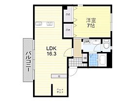 ツインドリームハイツA・B  ｜ 兵庫県川西市下財町（賃貸アパート1LDK・1階・51.87㎡） その2