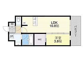 ドン・パレス江坂  ｜ 大阪府吹田市江の木町（賃貸マンション1LDK・4階・36.80㎡） その2