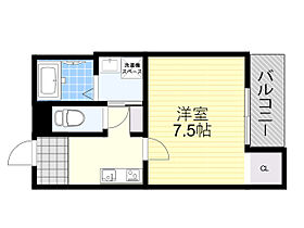 PREGNO456  ｜ 大阪府大阪市東淀川区下新庄４丁目（賃貸アパート1K・2階・25.82㎡） その2