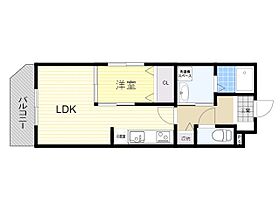 RIFF石橋阪大前  ｜ 大阪府池田市豊島北２丁目（賃貸マンション1LDK・3階・28.04㎡） その2