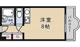 サンセール三宅  ｜ 大阪府箕面市新稲３丁目（賃貸マンション1R・2階・22.00㎡） その2