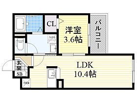 grande reiz  ｜ 大阪府豊中市服部寿町３丁目17番20号（賃貸マンション1LDK・2階・34.10㎡） その2