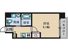 大阪府大阪市東淀川区小松１丁目（賃貸マンション1K・5階・20.76㎡） その2