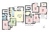 間取り：【　間取り図　】6LDKK？2世帯対応｜建物面積156.5ｍ2