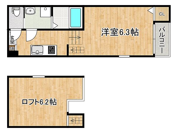 ハーモニーテラス深江南町 103｜兵庫県神戸市東灘区深江南町3丁目(賃貸アパート1K・1階・21.18㎡)の写真 その2