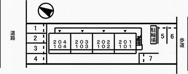 ラフィネ 103｜兵庫県姫路市飾磨区城南町2丁目(賃貸アパート1K・1階・26.29㎡)の写真 その15