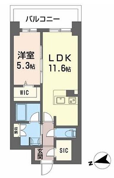 ケイマン 1002｜兵庫県姫路市東延末1丁目(賃貸マンション1LDK・10階・45.54㎡)の写真 その2