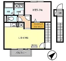 プリムールコート 202 ｜ 兵庫県姫路市西庄（賃貸アパート1LDK・2階・43.63㎡） その2