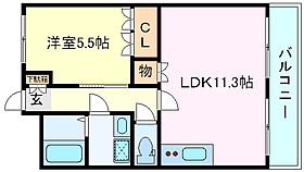 メゾンリソルテ 203 ｜ 兵庫県明石市大久保町大窪（賃貸マンション1LDK・2階・41.04㎡） その2