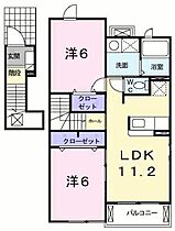 ブライトメアリー4 201 ｜ 兵庫県加東市新町（賃貸アパート2LDK・2階・56.19㎡） その2