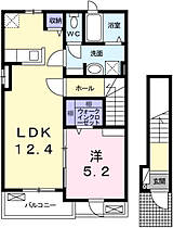 ラヴィベール　Ａ 201 ｜ 兵庫県たつの市龍野町宮脇（賃貸アパート1LDK・2階・46.54㎡） その2