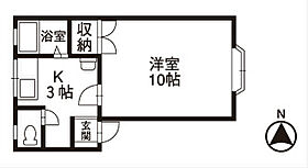 マーセル館野 206 ｜ 石川県野々市市押野３丁目111（賃貸アパート1K・2階・30.53㎡） その2