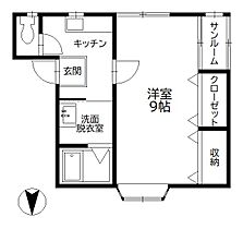 コーポコーラル 202 ｜ 石川県金沢市久安１丁目424（賃貸アパート1K・2階・31.67㎡） その2