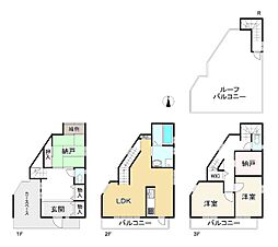 大阪市東淀川区菅原1丁目 中古戸建 2SLDK