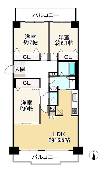 間取りを拡大表示