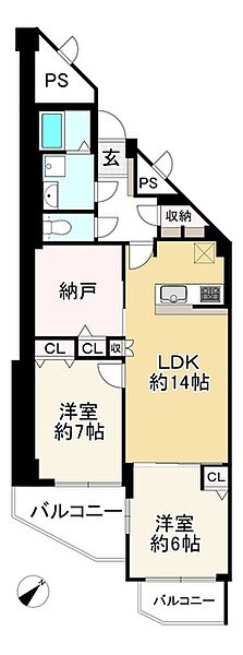 間取りを拡大表示