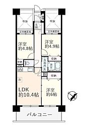 間取図画像 3LDK