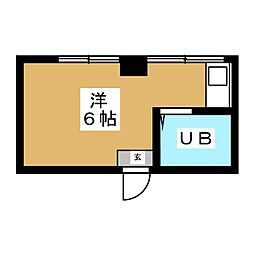 SA日暮里ビル ワンルームの間取図画像