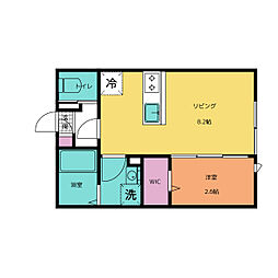 間取図画像 1LDK