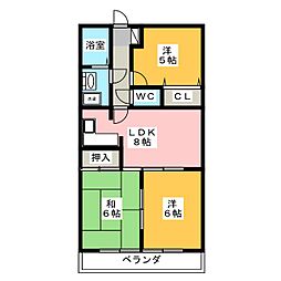 間取図画像 3DK