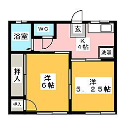 間取図画像 2K