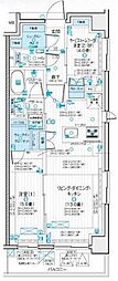 デュオステージ浦和岸町 1SLDKの間取図画像