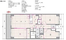 プロスペクト浦和常盤 3LDKの間取図画像
