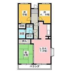 間取図画像 3LDK