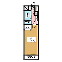 LeGrandir 1Kの間取図画像