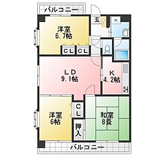 物件の間取り