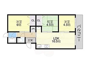 芳園マンション  ｜ 大阪府寝屋川市東香里園町16番2号（賃貸マンション3LDK・1階・63.00㎡） その2