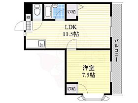 シャルマンY・T  ｜ 大阪府門真市向島町7番17号（賃貸マンション1LDK・1階・37.00㎡） その2