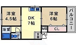 間取図画像 2DK
