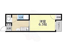 ライフワールド2'91 1Kの間取図画像