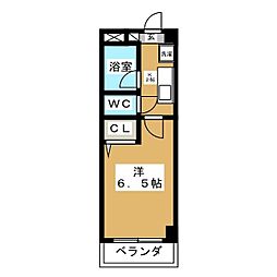コンチェル上越 1Kの間取図画像
