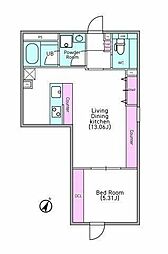 間取図画像 1LDK