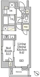 間取図画像 1LDK