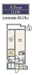 S-RESIDENCE駒場東大前 1LDKの間取図画像