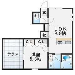 物件の間取り