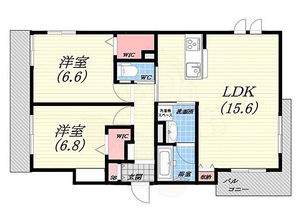 ア・ライヴ本山 ｜兵庫県神戸市東灘区本山北町６丁目(賃貸マンション2LDK・1階・70.12㎡)の写真 その2