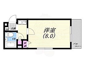 兵庫県西宮市下葭原町（賃貸マンション1K・3階・21.55㎡） その2