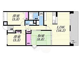 兵庫県芦屋市大東町（賃貸マンション3LDK・9階・74.95㎡） その2