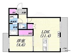 間取図画像 1LDK