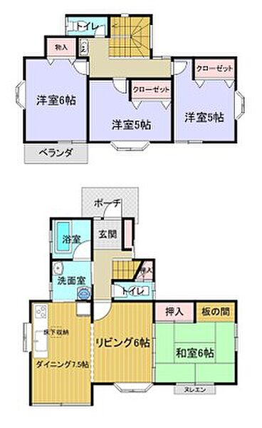 間取りを拡大表示